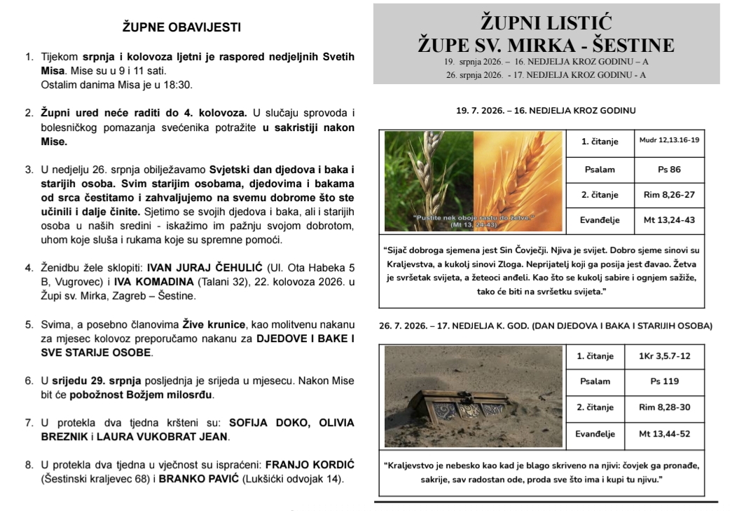 Župni listić